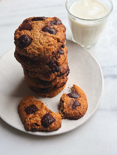 Miso Oatmeal Raisin Chocolate Chip Cookies