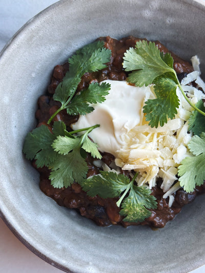 Chocolate and Kabocha Squash Chili