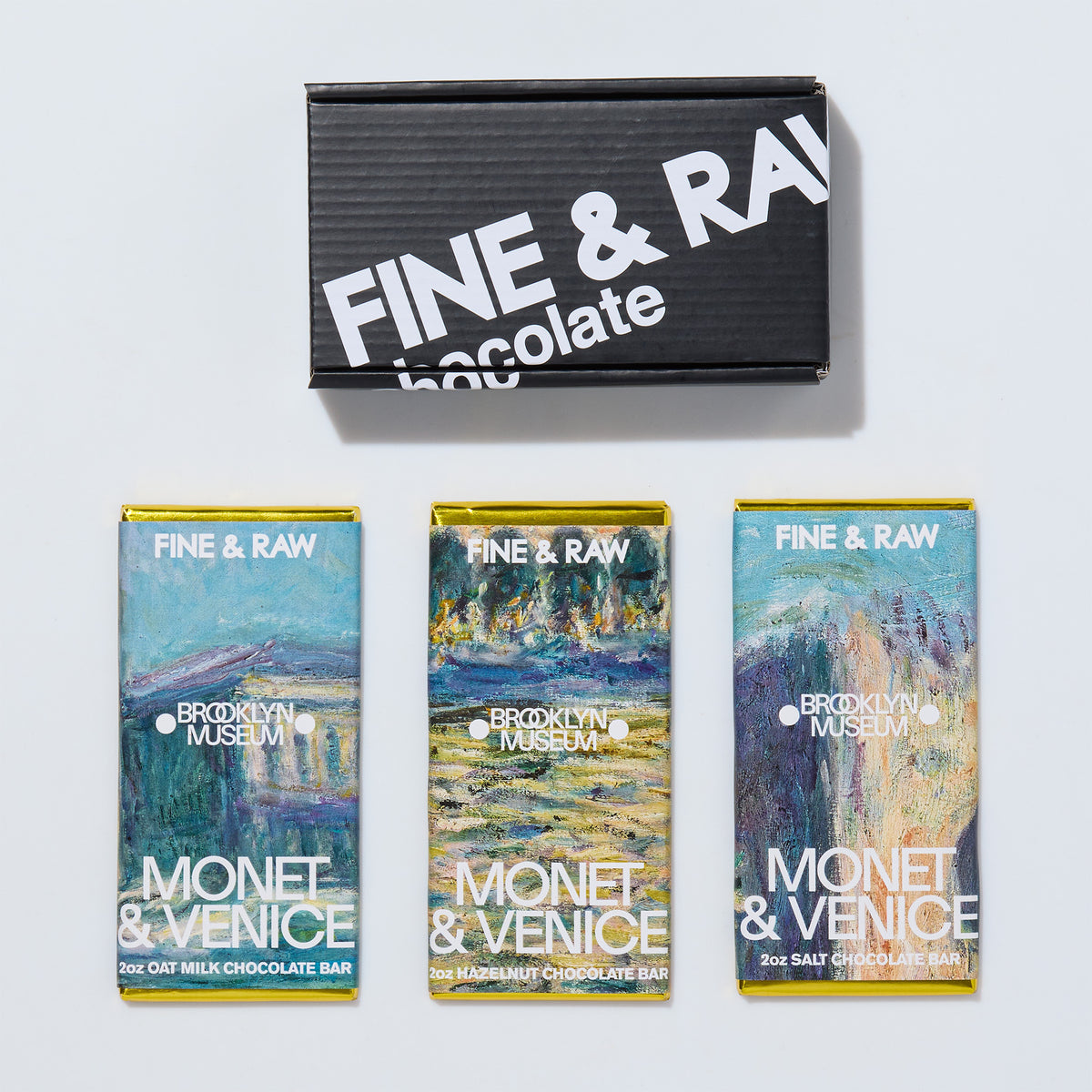 Monet & Venice by Brooklyn Museum by FINE & RAW organic bean to bar chocolate