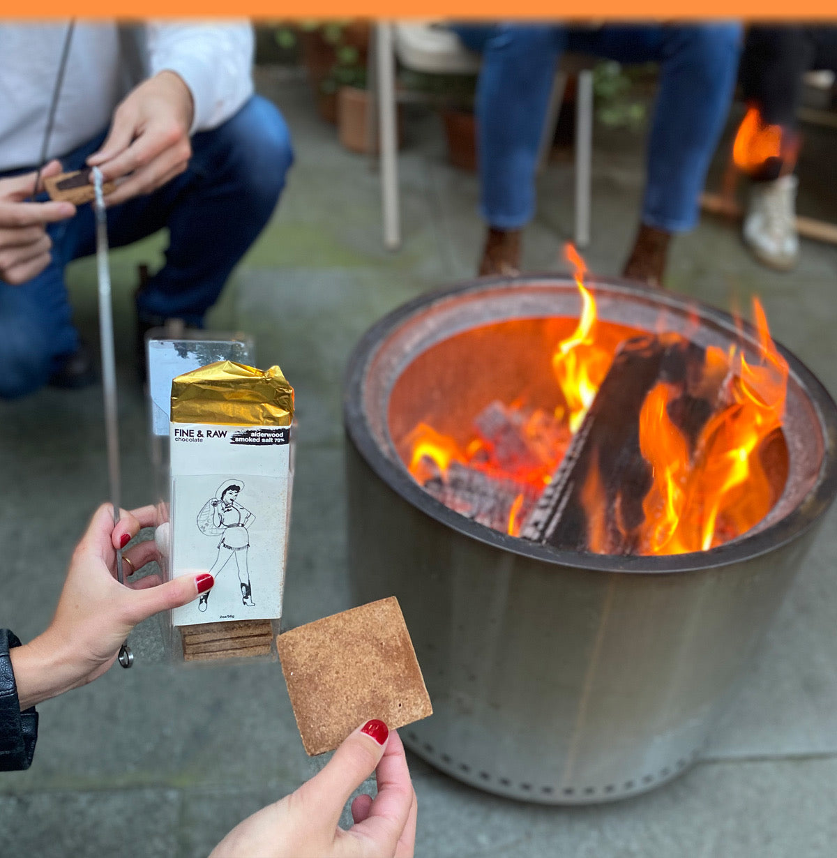 S'mores Kits 2026 by FINE & RAW organic bean to bar chocolate