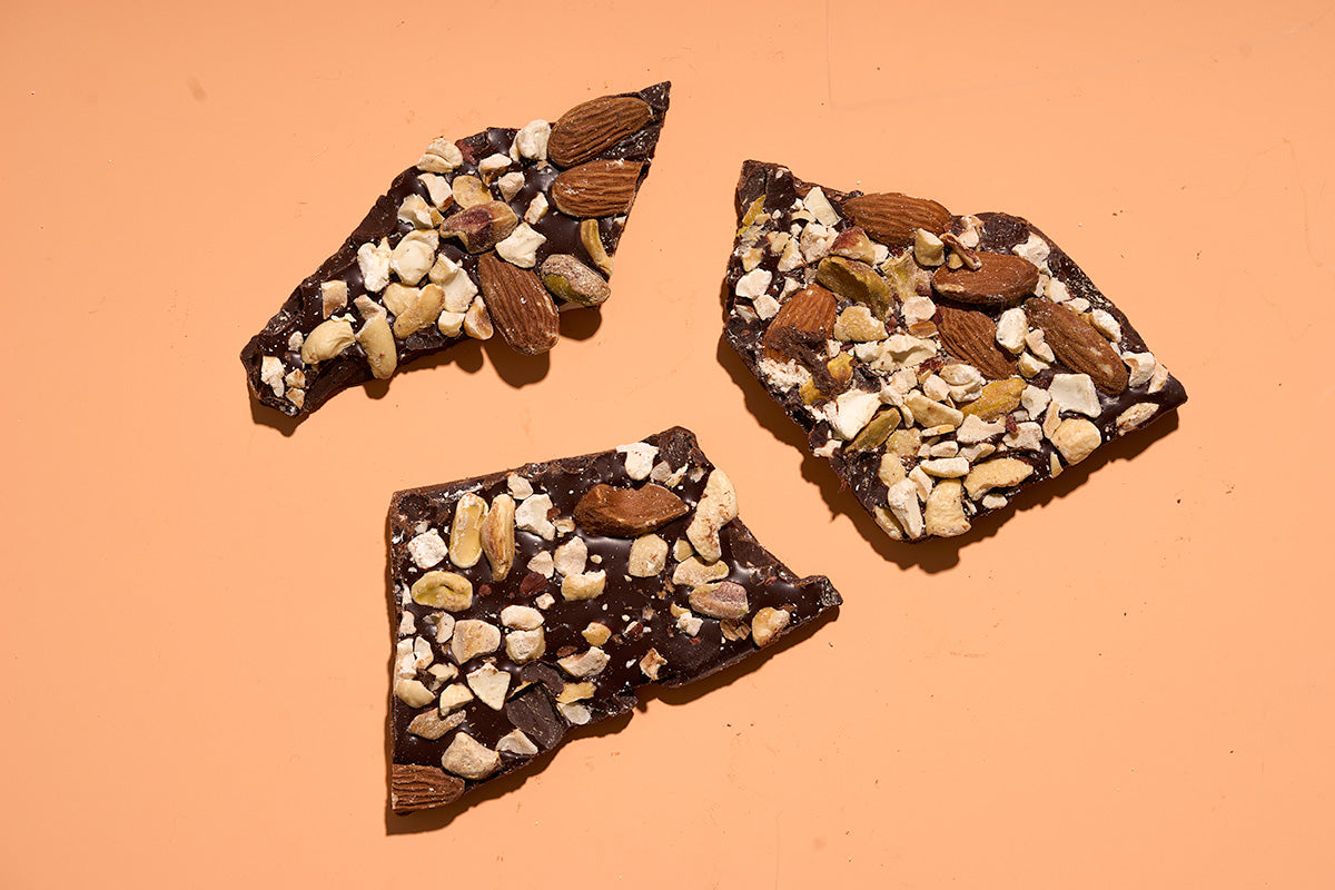 Mixed Nut Chocolate Bark FINE & RAW
