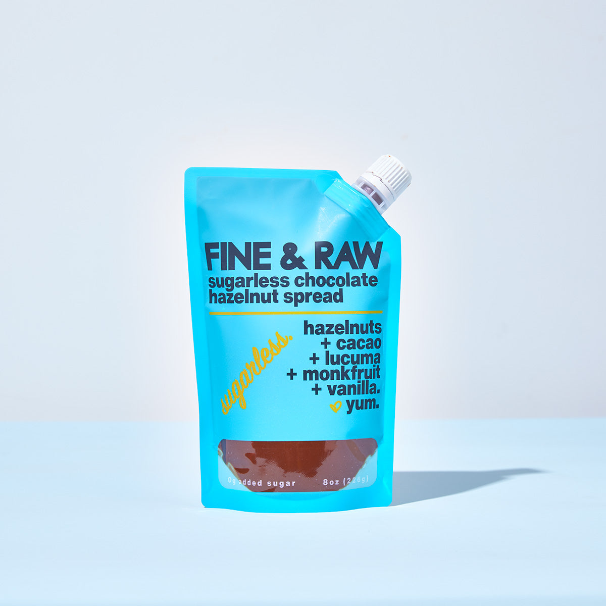 Sugarless Chocolate Hazelnut Butter Pouch FINE & RAW