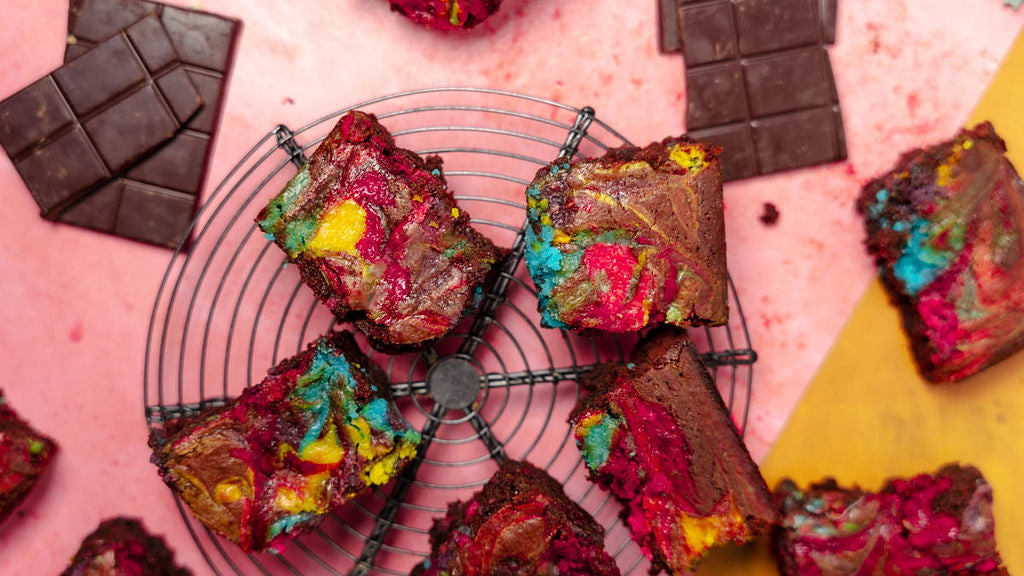 rainbow brownie
