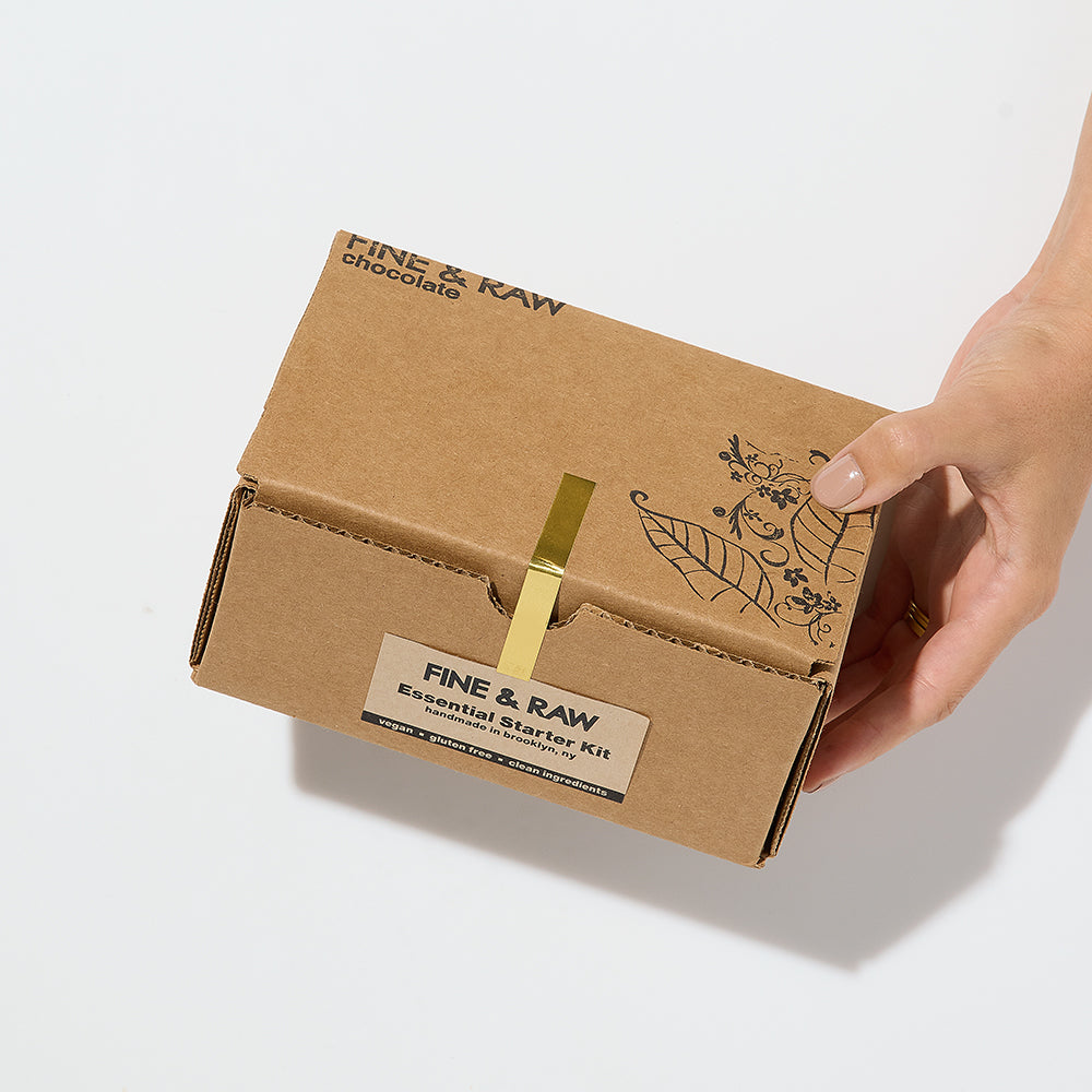 Essential Starter Kit by FINE & RAW organic bean to bar chocolate