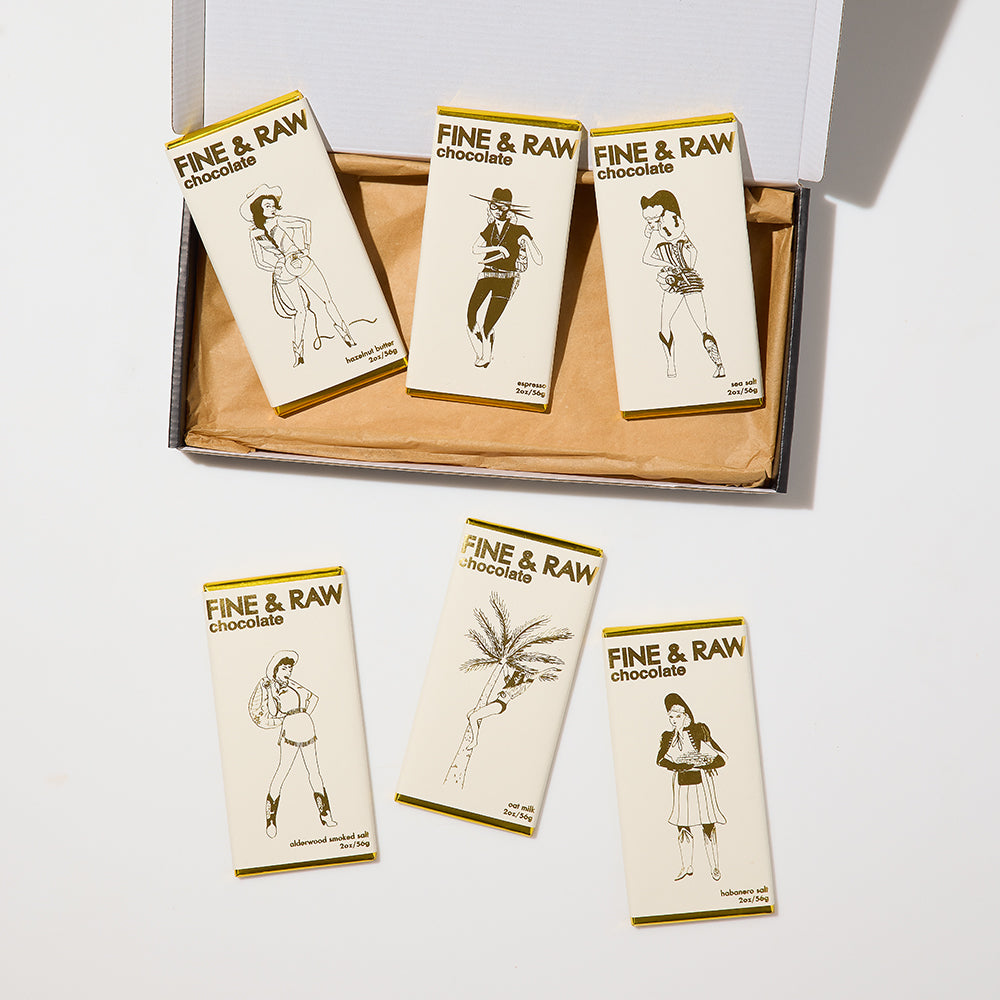 Golden Standard Gift Set by FINE & RAW organic bean to bar chocolate