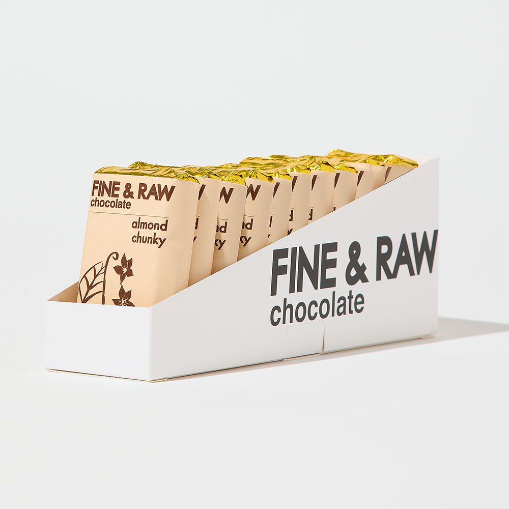 Almond Chunky by FINE & RAW organic bean to bar chocolate