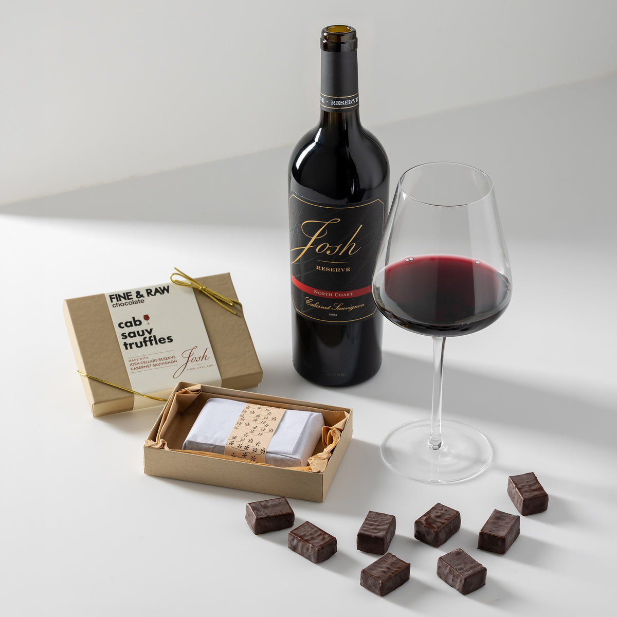 Josh Cellars x FINE & RAW 8-Piece Truffle Box