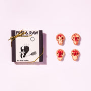 4 Piece Hazelnut-Filled Skull Truffle Set