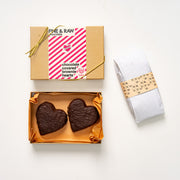Chocolate Covered Brownie Hearts