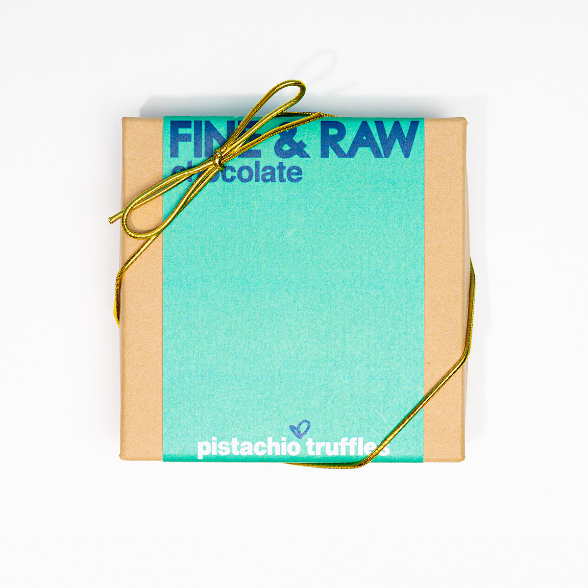 Pistachio Truffle Gift Set by FINE & RAW organic bean to bar chocolate