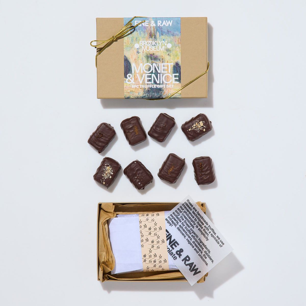 Monet & Venice by Brooklyn Museum by FINE & RAW organic bean to bar chocolate