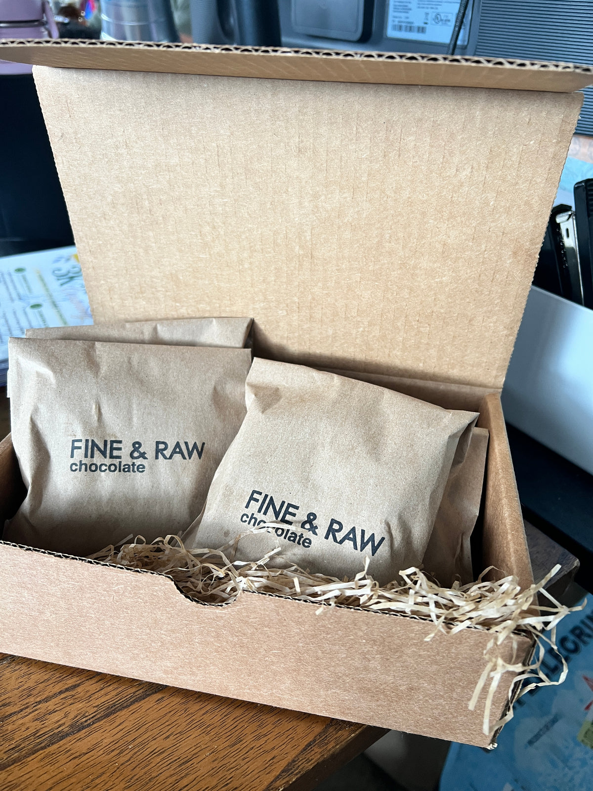Brownie Box by FINE & RAW organic bean to bar chocolate
