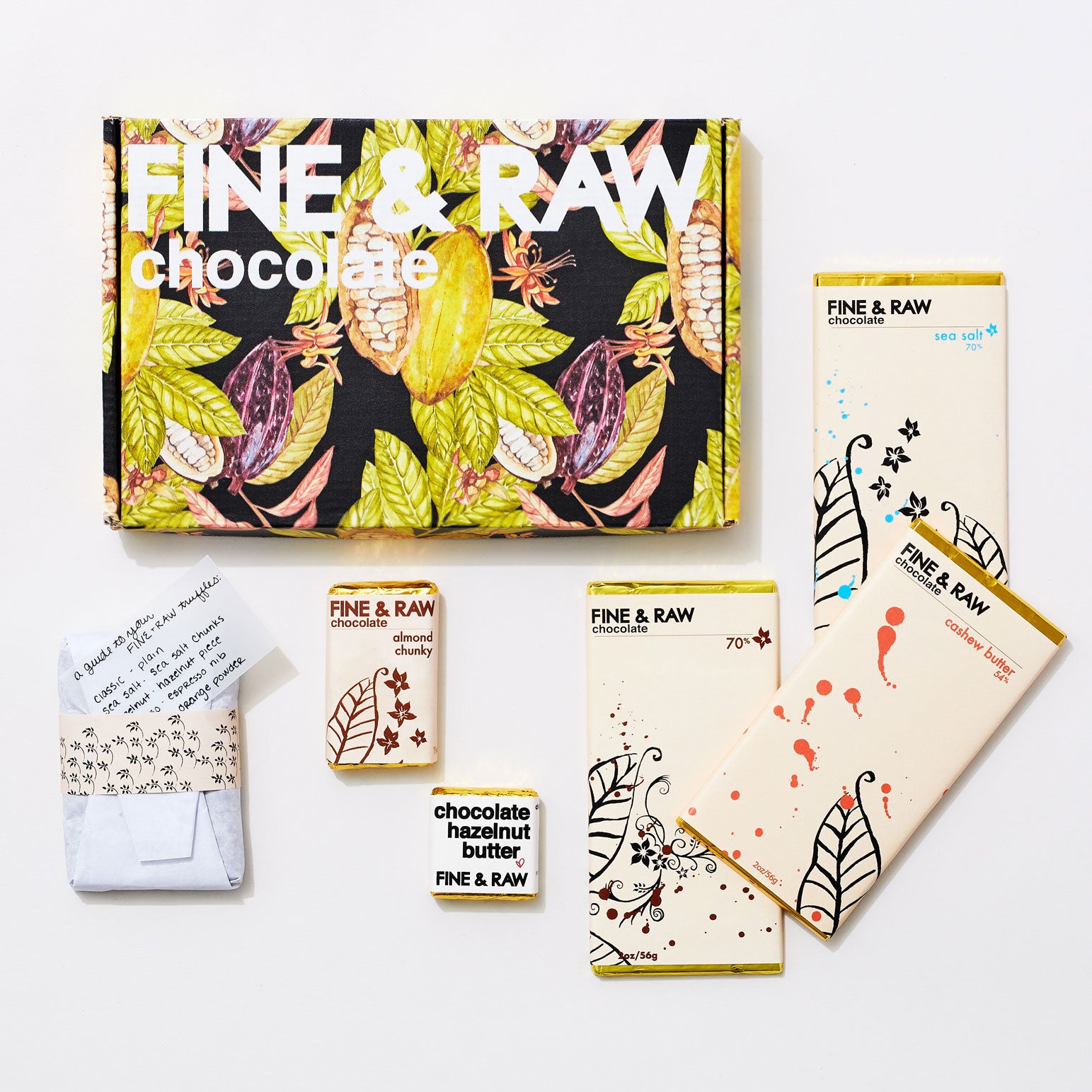 Bonbon Gift Set with a deluxe assortment of our chocolate bars and truffles