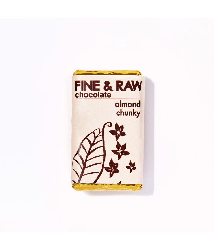 Vegan almond chunky by FINE & RAW chocolate