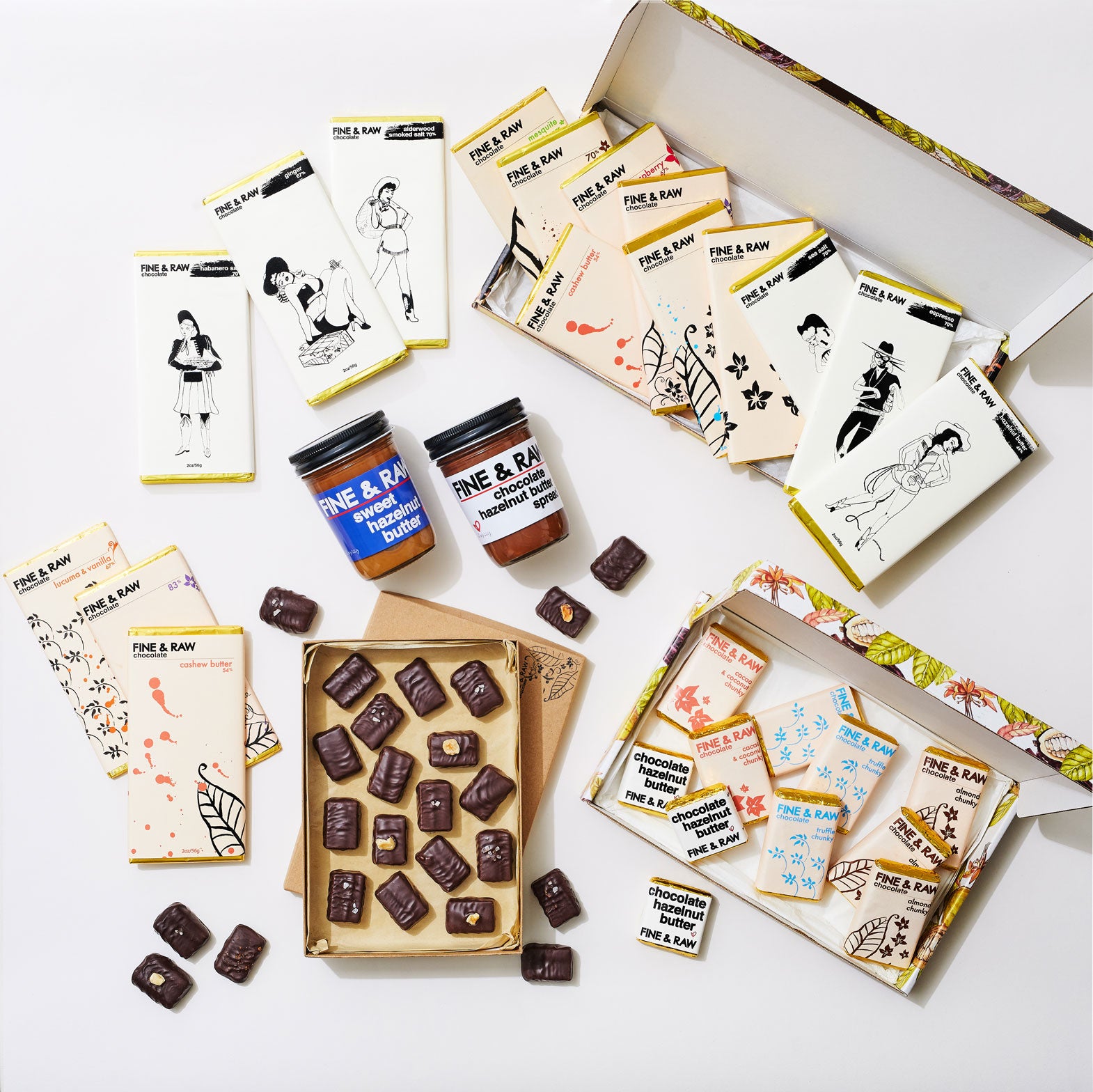 All Day I Dream Of Chocolate - Gift Set Opened