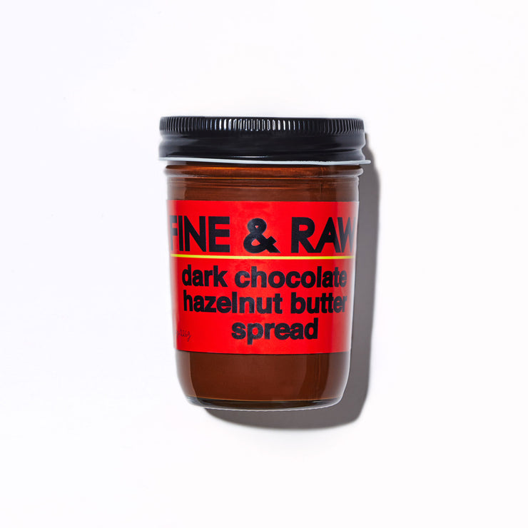 Jar of Dark Chocolate Hazelnut Butter Spread 