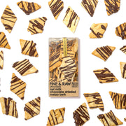 Chocolate Drizzled Matzo Bark