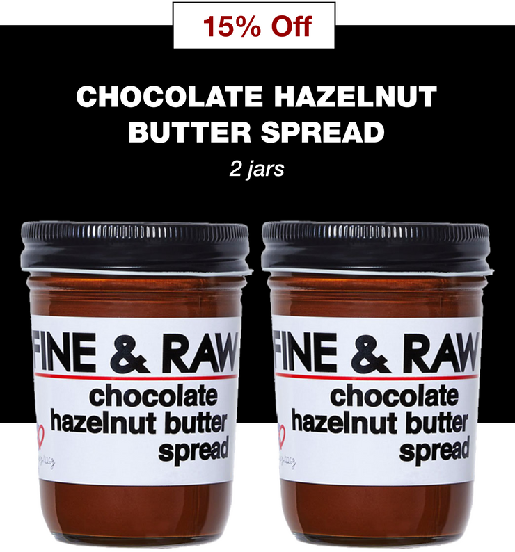 Two Jars of the Chocolate Hazelnut Butter Spread - 15% off 
